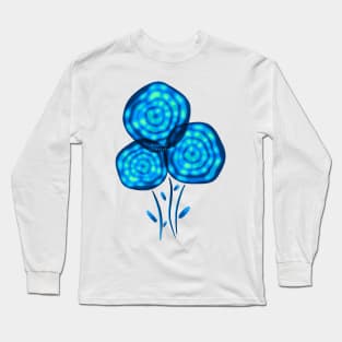 Blue beetroot Long Sleeve T-Shirt